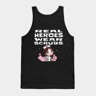 REAL HEROES WEAR SCRUBS Tank Top